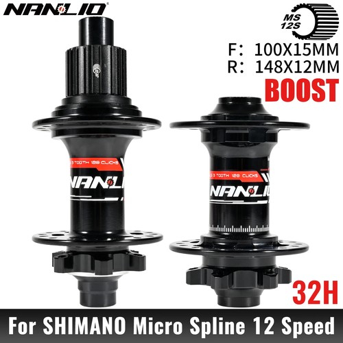 NanLio MTB Bicycle Hub 6 Pawls Boost 12x148MM 28/32Holes HG XD MS 8-12 Speed - Picture 25 of 48