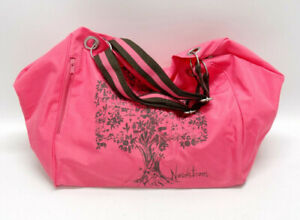 NORDSTROM-HOT-PINK-GYM-BAG-TOTE-EUC