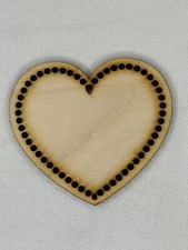 Custom Laser Cut Unfinished Heart Shape Ornament Wood Craft Cutout Heart8
