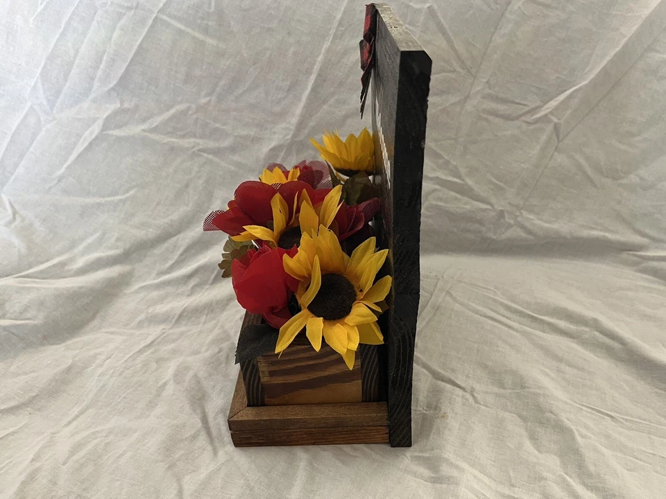 Welcome Sign Wooden Handmade Entryway Mantel Or Business Receptionist Desk - Image 4 of 4