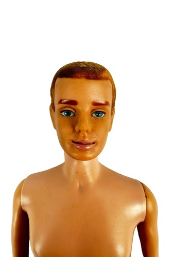 Vintage Ken Doll Molded Blonde Hair Blue Eyes 1962 Japan - Picture 5 of 5