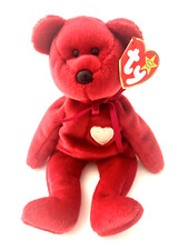 Beanie Baby Bear Valentina 1999 5th Generation Retired Red Valentine's Day Feb.