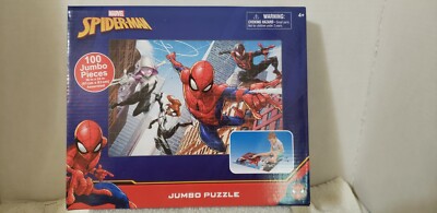 Lot De 2 Puzzles Marvel Spider-Man - 100 Et 48 Pièces, Idéal Pour Enfants Dès 6 Ans
