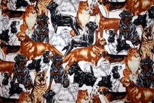 MAJESTIC DOG BREEDS FROM TIMELESS TREASURES - 100 COTTON FABRIC