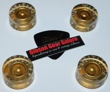 Les Paul Speed Knobs Set Gold SG Guitar Parts Project V Custom ES Gibson Pick A