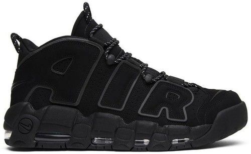 Nike Air More Uptempo Slide Black Blue Purple Gradient FN8893-034