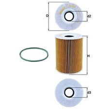 Oil Filter For Porsche 911 997 3.8 Carrera S Mahle 0PB115466 94810702200