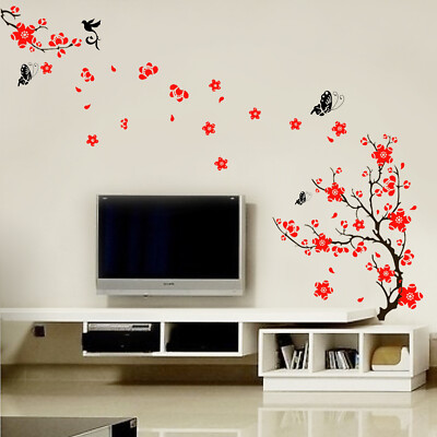 Stickers Muraux Papillons Et Oiseaux – Autocollants Muraux Nature Pour Déco Salon Et Chambre