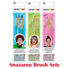 Snazaroo Professional Face Paint Brushes - All Sets Available