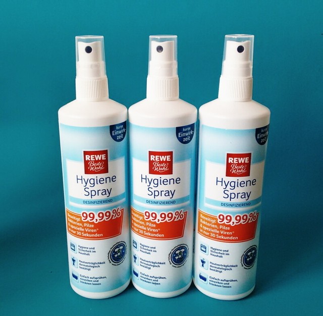 6 X 250 Ml Rewe Beste Wahl Hygiene Spray Pumpspray Desinkektionsspray online kaufen eBay