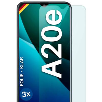 3x Schutzfolie für Samsung Galaxy A20e Displayschutz HD Klar flexibel kein Glas