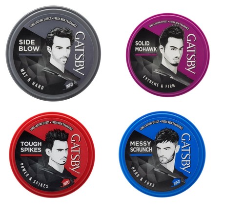Gatsby Hair Styling Wax |Power & Spikes, Mat & Hard, Hard & Free, Extreme & Firm - Picture 2 of 10