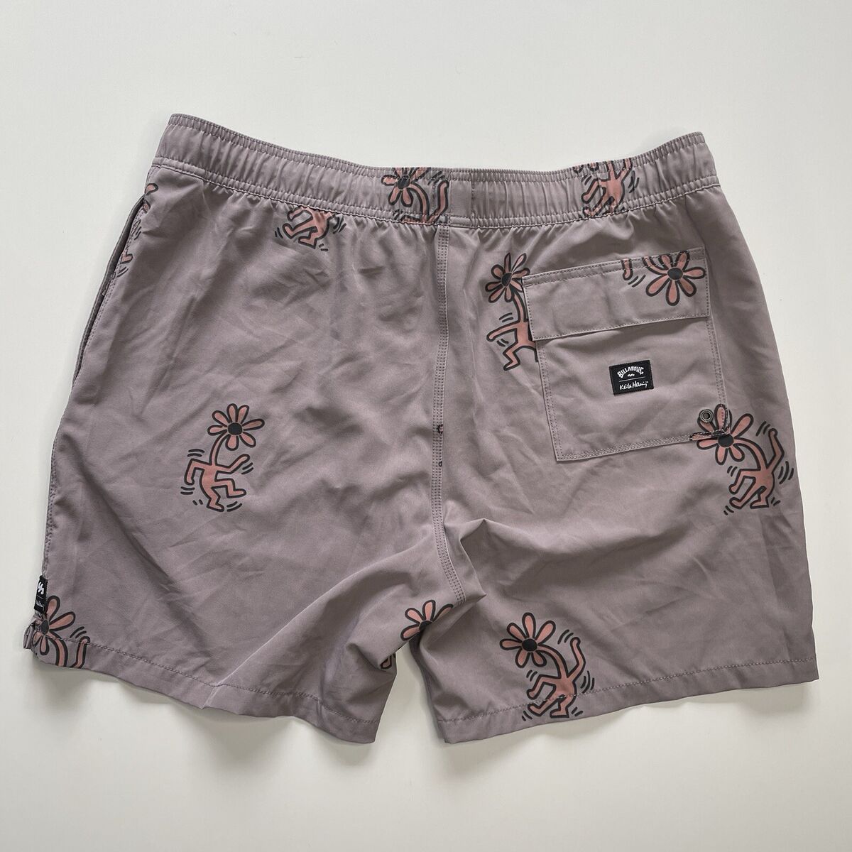 BILLABONG x Keith Haring Flower Dance Layback Swim Shorts BILLABONG x Keith Haring Flower Dance Layback Swim Shorts