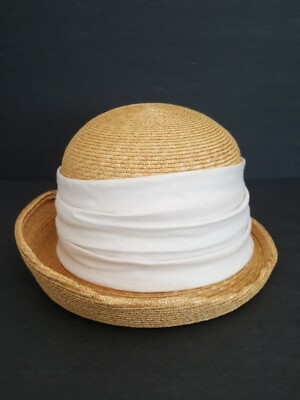 Vintage Lord & Taylor Straw Hat Vintage Lord and Taylor Straw Hat. Wide Brim. Womens. - Etsy main image 2