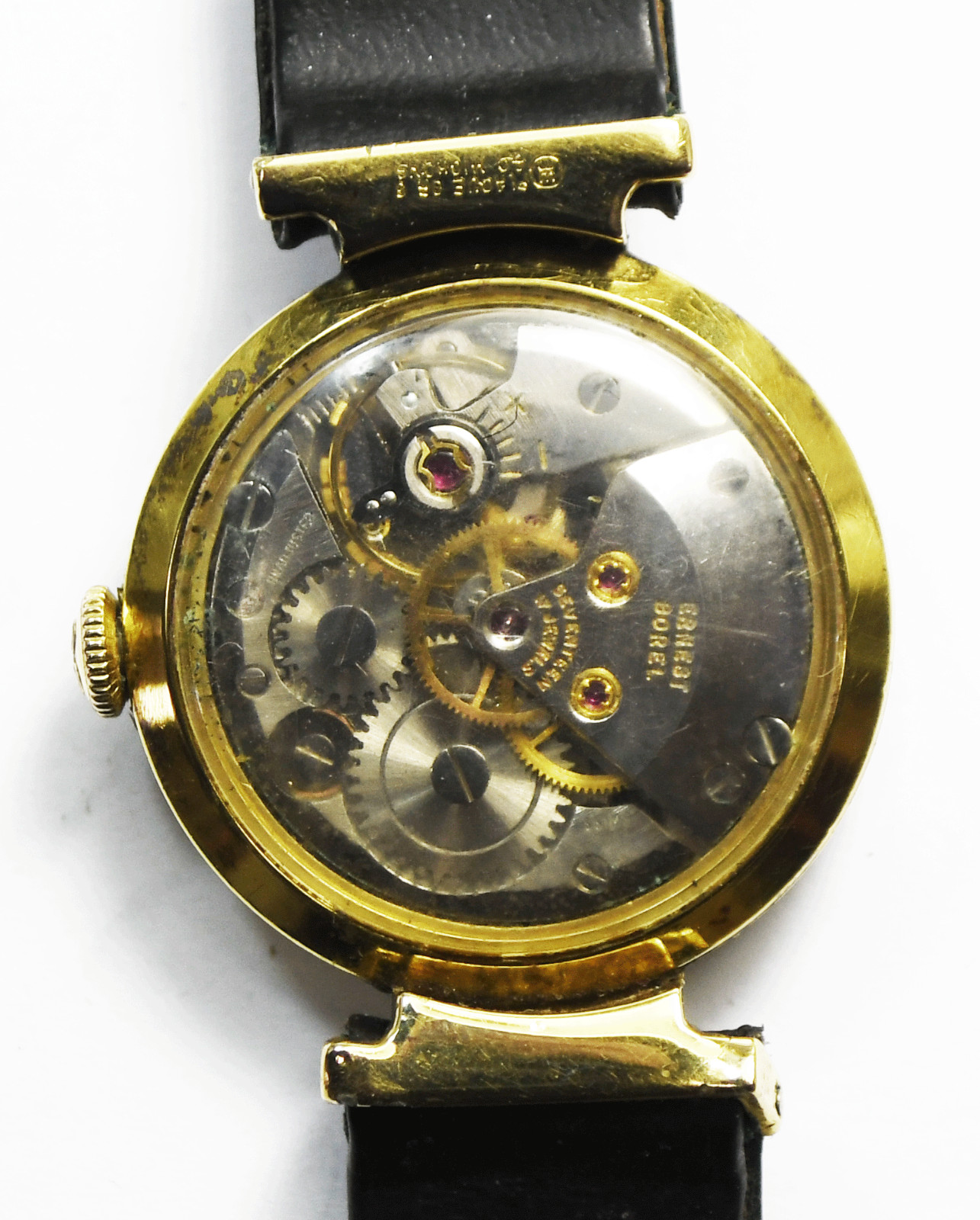 Women's Ernest Borel Mystery Dial Cocktail 25mm GEP Skeleton w Box & COA Watch image 3