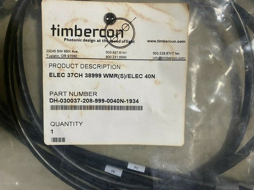 Timbercon Cable ELEC 37CH 38999 WMR(S)/ELEC 40N - DH-030037-209-999-0040N-1934 - Picture 2 of 3