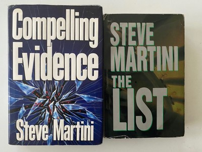 Lot Of 2 Steve Martini Hc Dj Books Compelling Evidence The List Free Ship Ebay