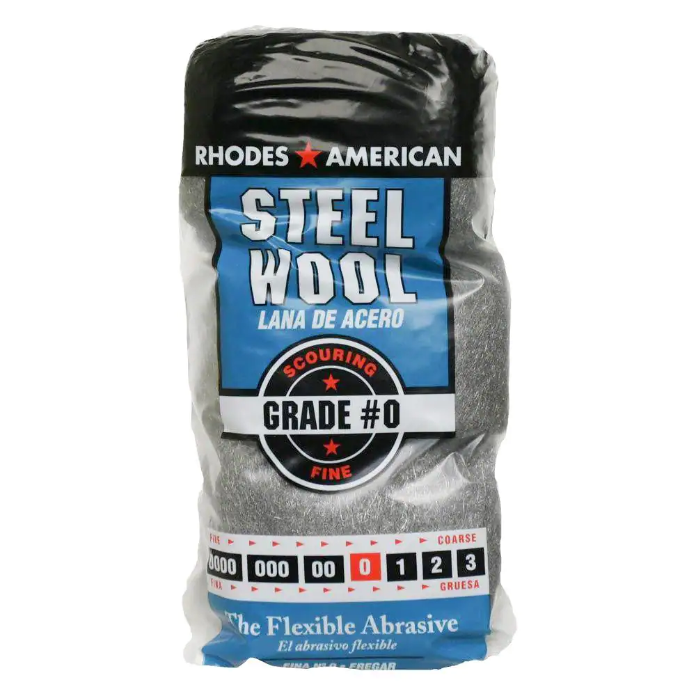 Fine Grade #0 Steel Wool (12-Pad)