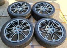 21 Gunmetal Oem Factory Porsche Cayenne Sport Edition Wheels Tires Tpms Germany