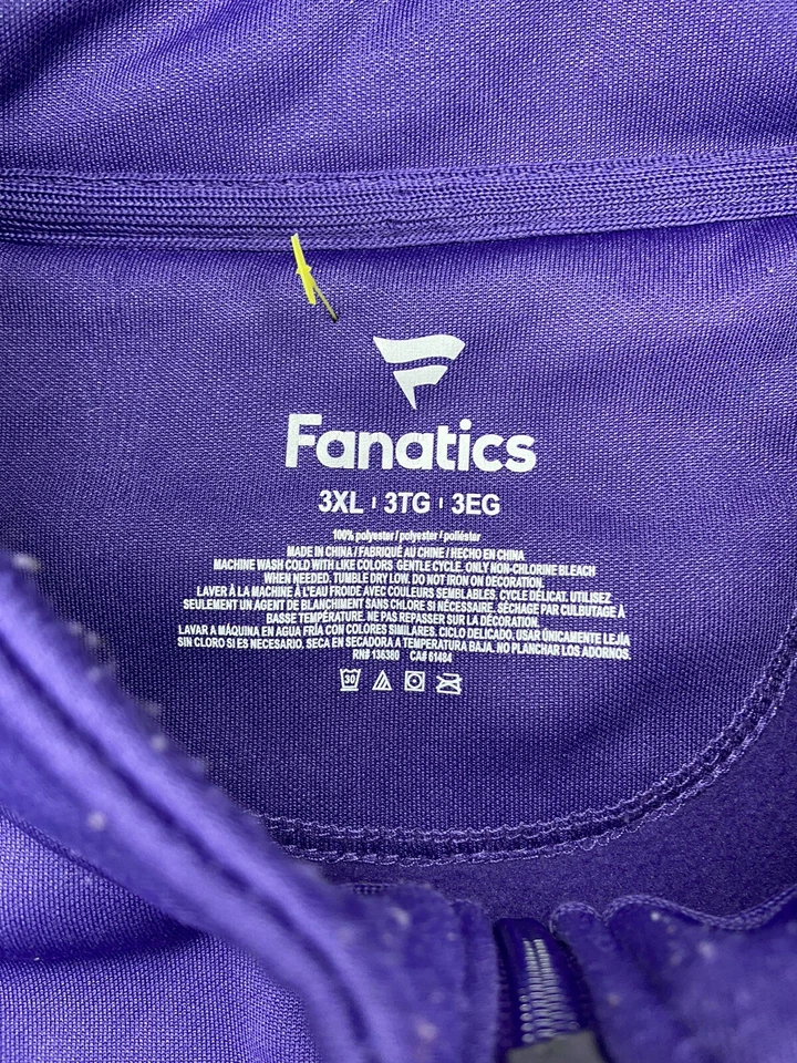 Fanatics MLS Orlando City Soccer Lions Men's Gray/Purple Full-Zip Jacket; 3XL - Image 4 of 4