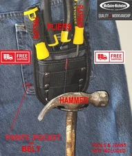 McGuire-Nicholas HD Polyester Quad Comfort Zone 4-WAY Tool Hammer Belt Holder