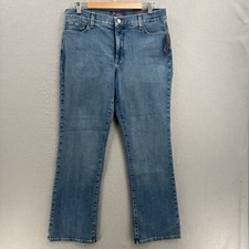 NYDJ Jeans Modern Boot Womens 14P Blue Stretch Denim High Rise Lift Tuck NWT