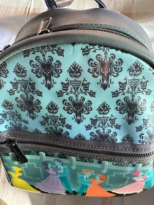Nwt Disney Loungefly Haunted Mansion Wallpaper Ghost  display picture 2