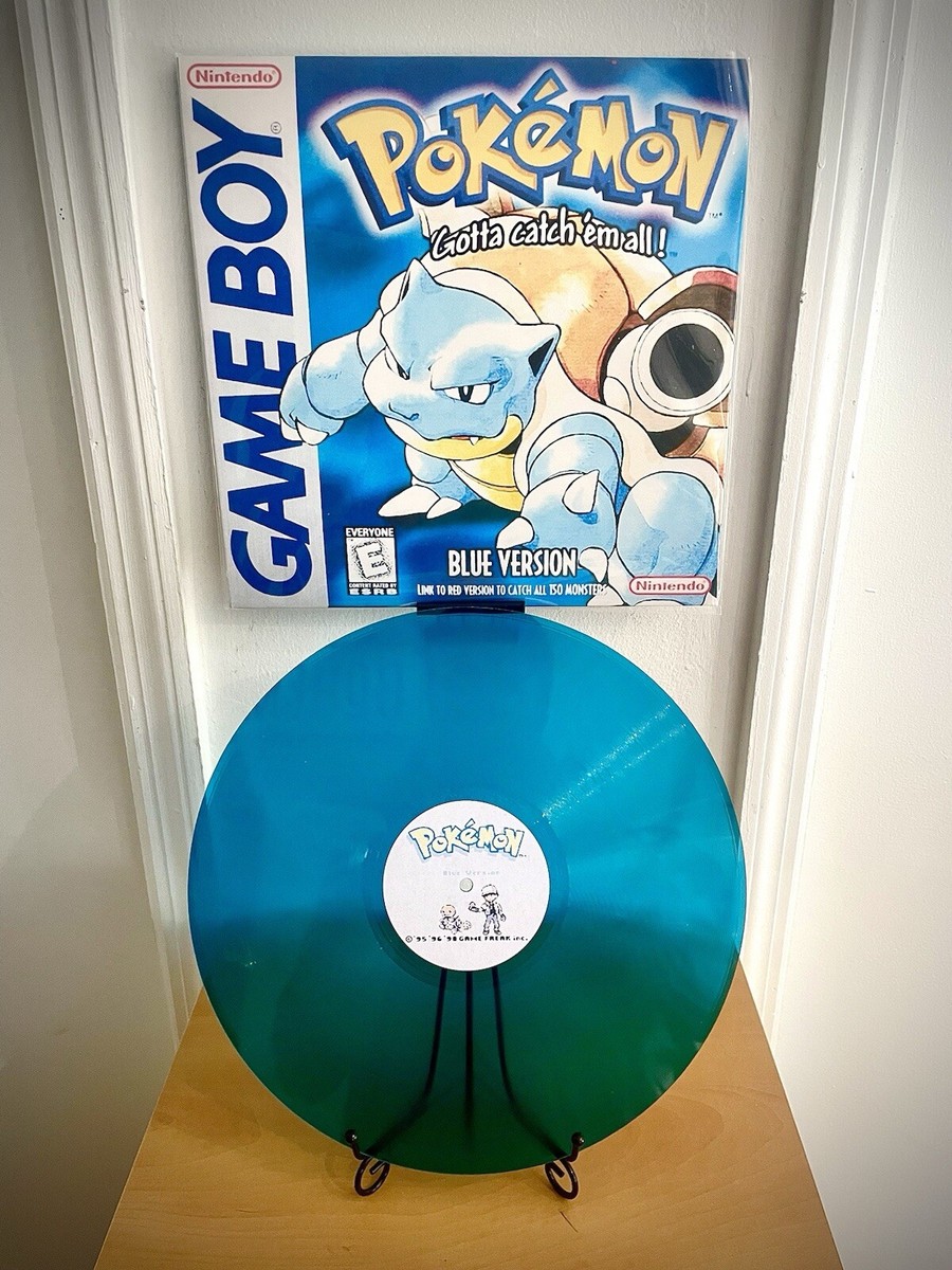 Pokemon Blue Nintendo Gameboy Soundtrack Vinyl Record