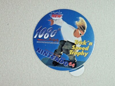 Aufkleber Nintendo 64 - Trick´n Speed Trophy 1080 - Snowboarding 90er  Jahre
