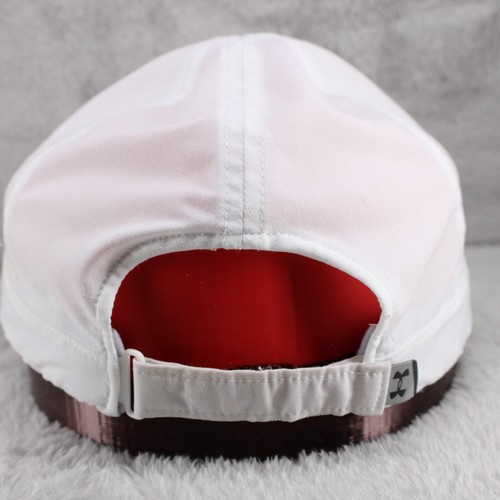 Under Armour Fly By Runners Hat Adult White Strapback Vented Mesh Hike Walk Golf - Picture 6 of 11