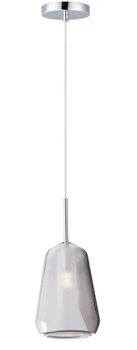 ET2 Deuce 5 1/2" Wide Smoke Glass LED Mini Pendant Light. Contemporary Lighting - Picture 3 of 3