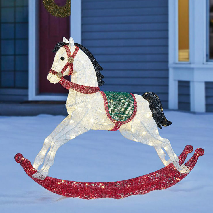 holiday living rocking horse
