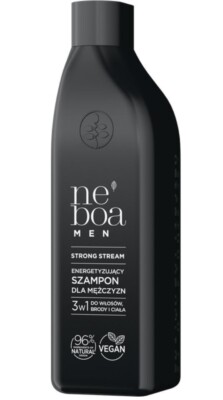 Neboa Herren 3in1 Haarshampoo für Haare, Bart und Körper, 300ml