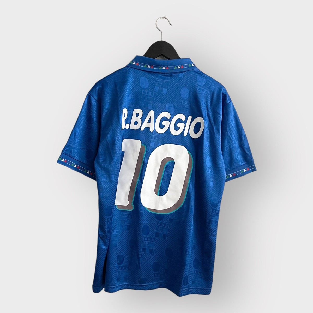 R.BAGGIO 10番 イタリア代表　Lサイズ 2004-06 Italy Home Shirt R.Baggio #10 - 7/10 - (M)