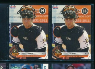 Lot (2) 2004 Choice #3 Tommy Arko Frederick Keys (BY41) SWSW6