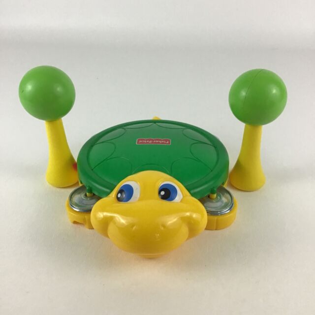 Fisher Price Little Music Makers Turtle Tambourine Maracas Musical Toy 2005
