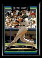 Toby Hall #'d /55 - 2006 Topps  Black #384 Tampa Bay Devil Rays