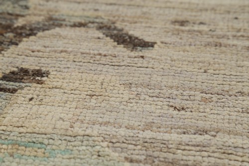 Earth-Tone Color Wool Oushak Vegetable Dye Area Rug 7x10 ft Hand-knotted Carpet - Picture 12 of 21