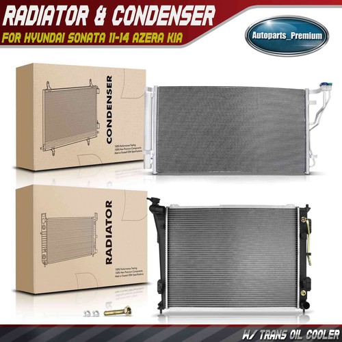 Radiator & AC Condenser Cooling Kit for Hyundai Sonata 1114 Azera Kia