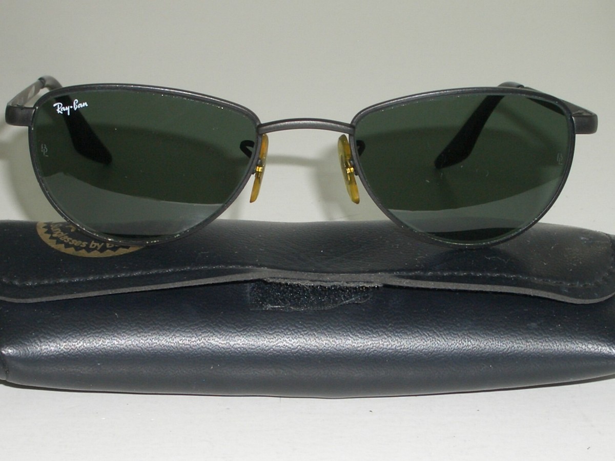 VINTAGE B&L RAY BAN W2193 YSAW G15 UV BLACK CHROME GRIDLOCK SLEEK