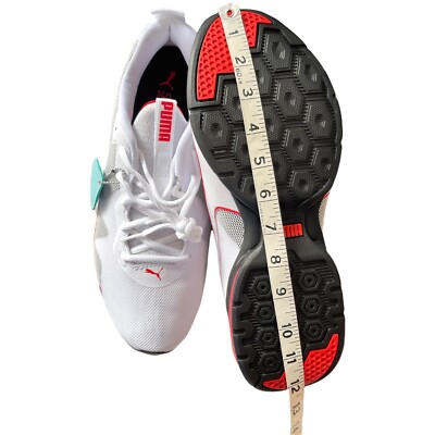 Men’s Sneakers Size 11.5 PUMA CELL VALIANT White/Red/Grey SoftFoam 19405501 Men main image 4