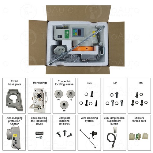 Integrated Sewing Servo Motor Driver 110V 550W with Needle Position LED lights - Picture 5 of 9