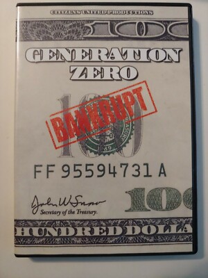 GENERATION ZERO DVD Citizens United Steve Bannon Documentary Bankrupt 