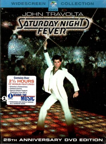 Saturday Night Fever -  John Travolta, Karen Lynn Gorney, Barry Miller,- New DVD - Bild 1 von 2