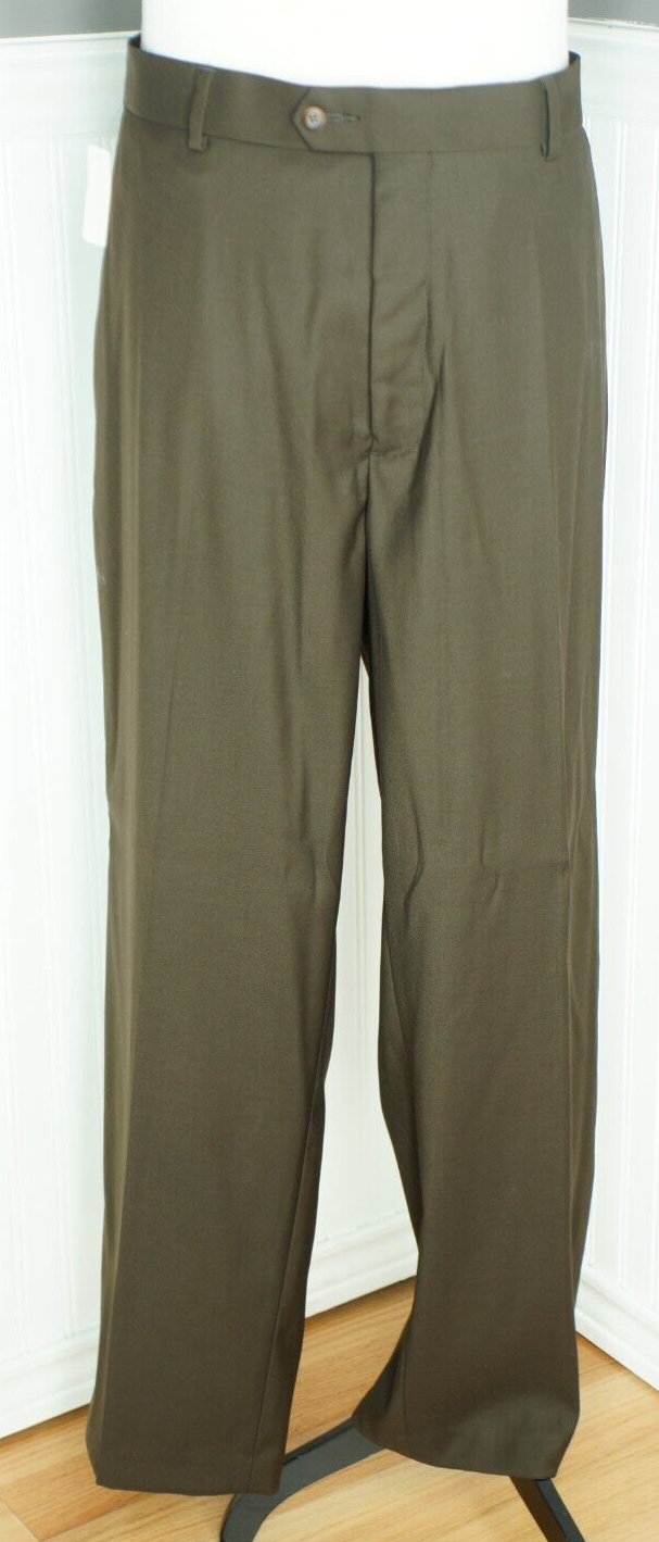 NEW Covington Men's Tan Dress Pants Size 40 X 30 Cool Ply 100's Easy Care NWT eBay
