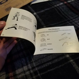 DOUBLE DRAGON NES Original Manual / Intruction Booklet Nintendo Retro