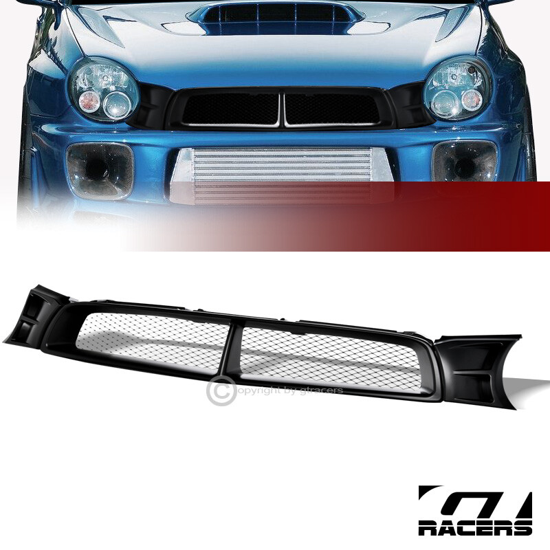 Matte Black* For 2002-2003 Impreza Wrx Sti Sport Mesh Front Bumper