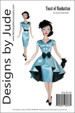 Toast of Manhattan Doll Clothes Sewing Pattern for Gene Marshall