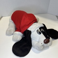 Pound Puppies Vintage 1985 18" Dog Plush Toy Red Sweatshirt Collar Rufus Betsy