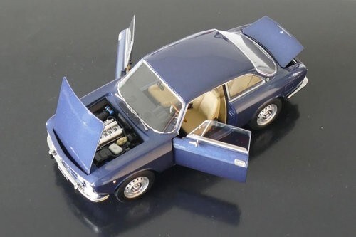 Modellauto Norev ALFA ROMEO GTV 2000 1973 PERVINCA BLUE 187915 1:18 Neu mit OVP - Picture 2 of 5